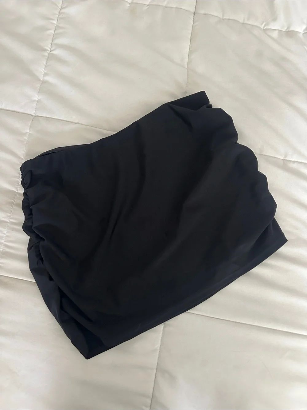 L'AGENCE Black Women’s Swim Coverup mini skirt Coco